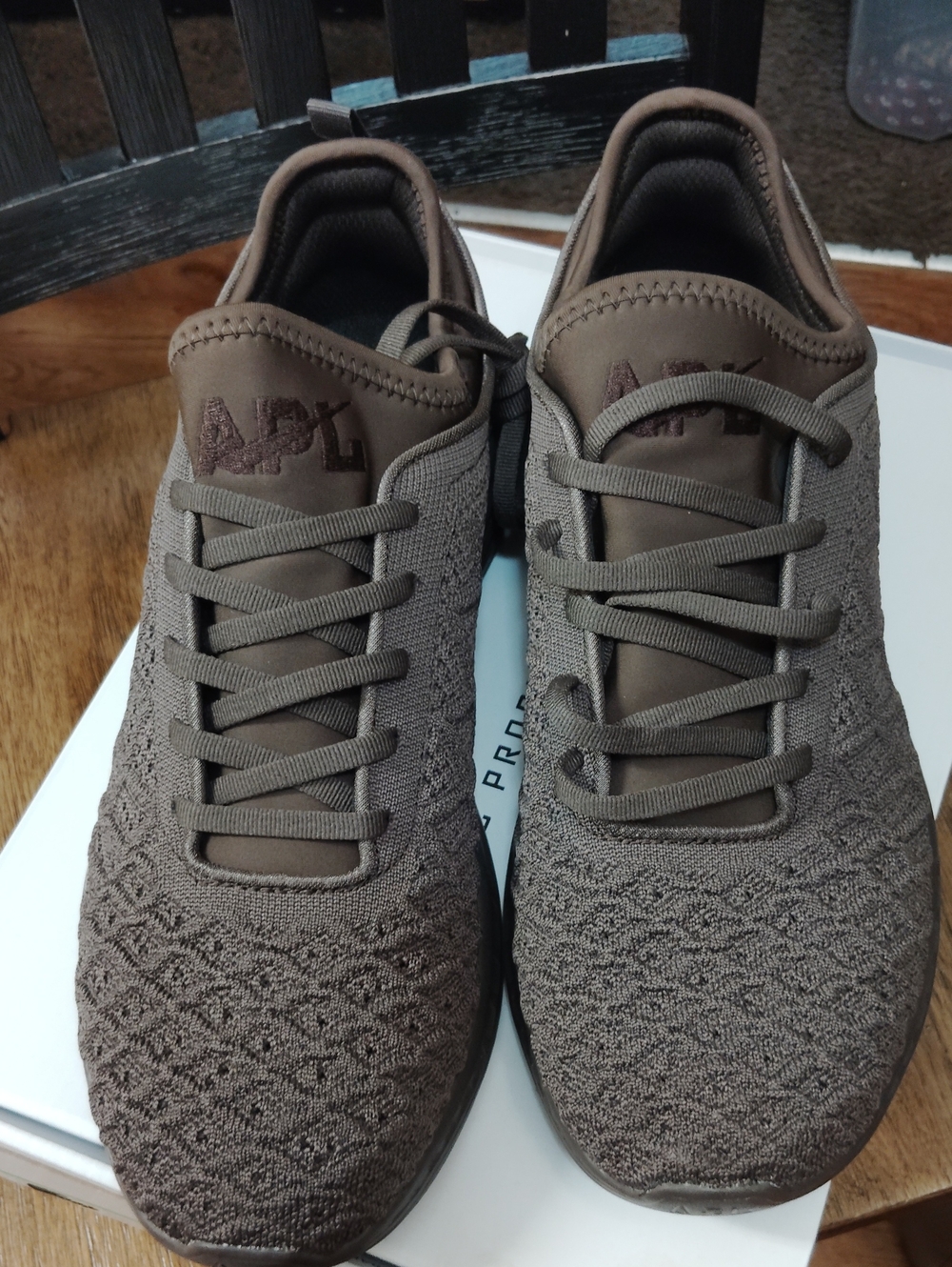 APL Men’s TechLoom Knit Trainer - Taupe Brown